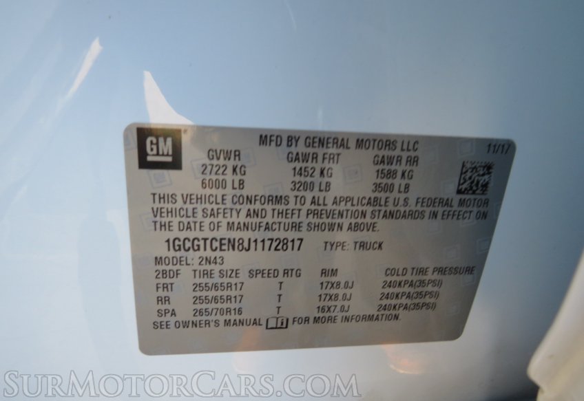 2018 Chevrolet Colorado - Image 70