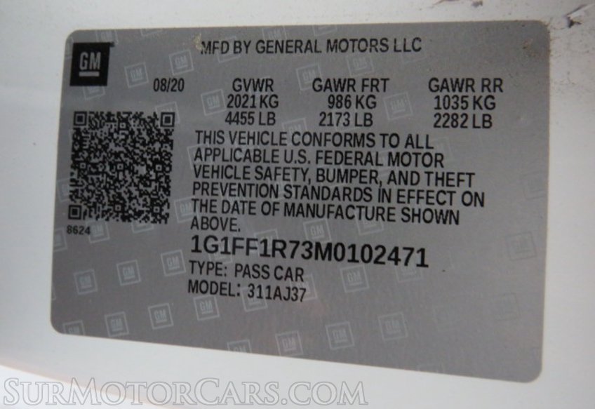 2021 Chevrolet Camaro - Image 46