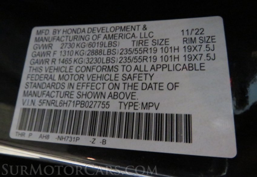 2023 Honda Odyssey - Image 52