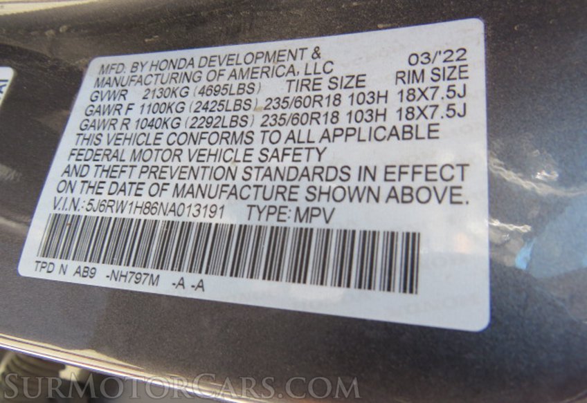 2022 Honda CR-V - Image 52