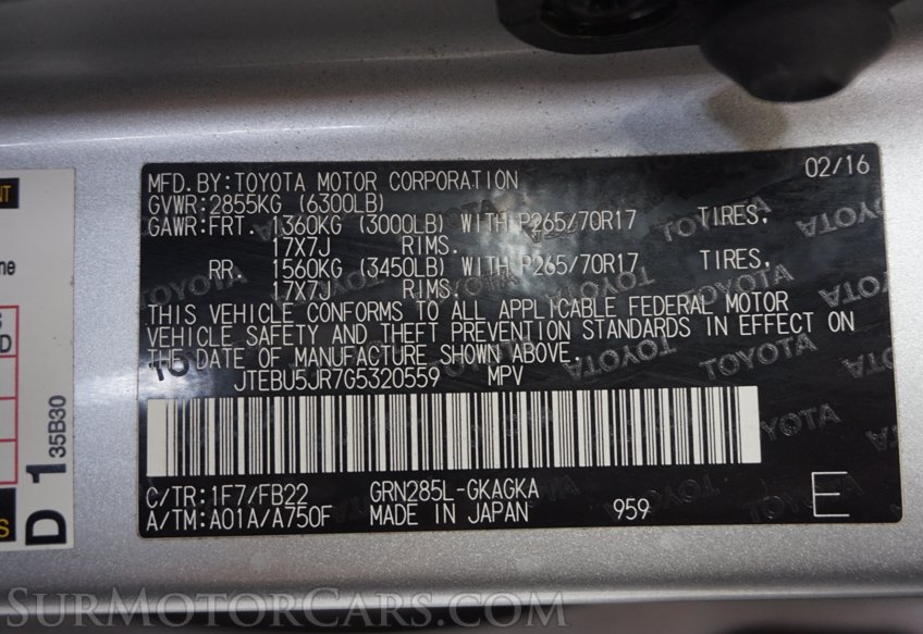 2016 Toyota 4Runner - Image 67