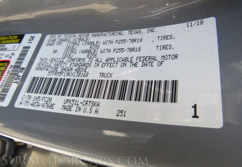 2019 Toyota Tundra - Image 43