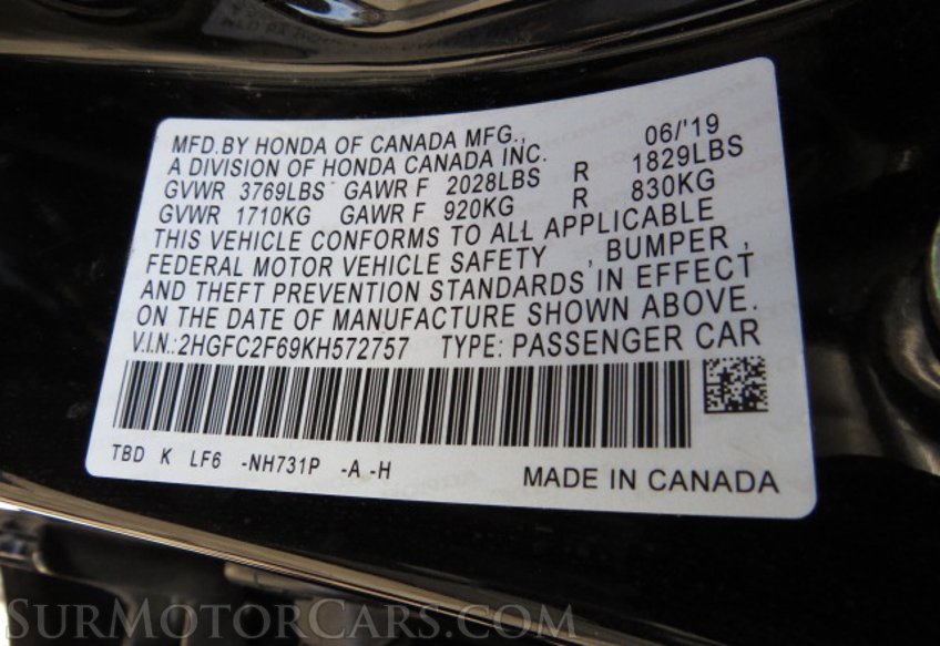2019 Honda Civic Sedan - Image 15