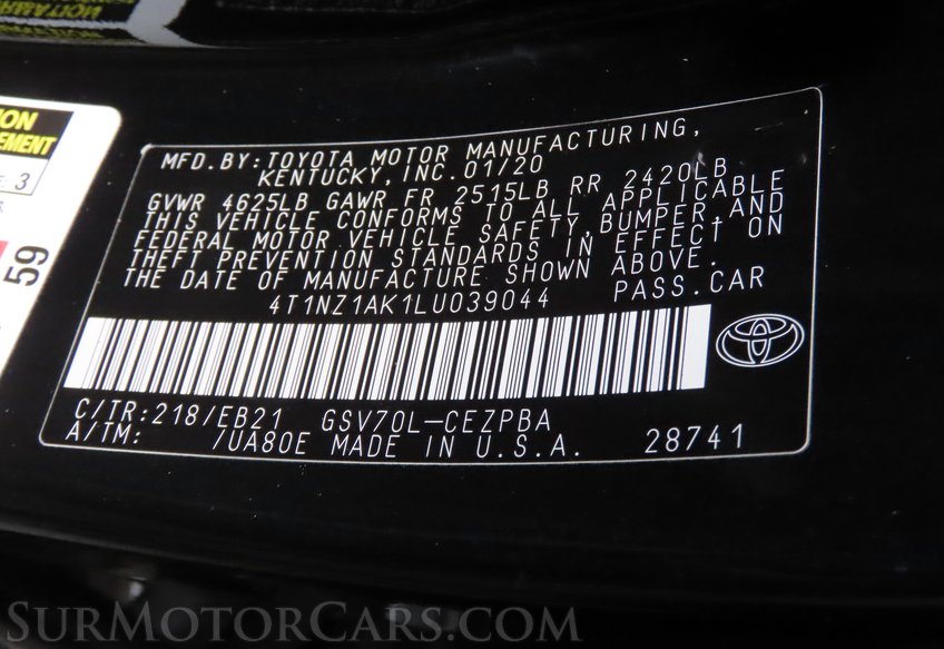 2020 Toyota Camry TRD - Image 47