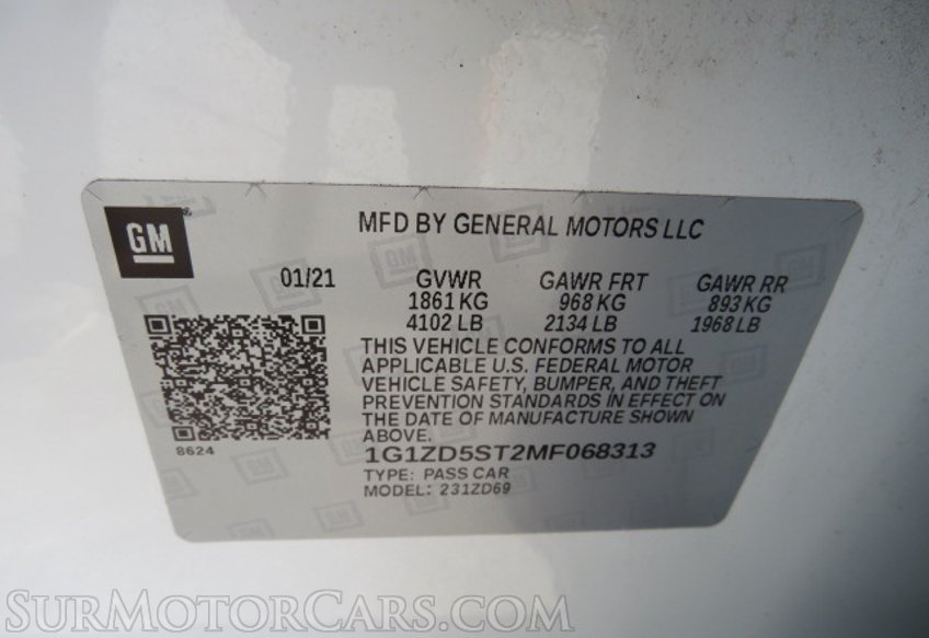 2021 Chevrolet Malibu - Image 48