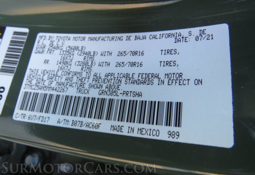 2021 Toyota Tacoma 4WD - Image 51