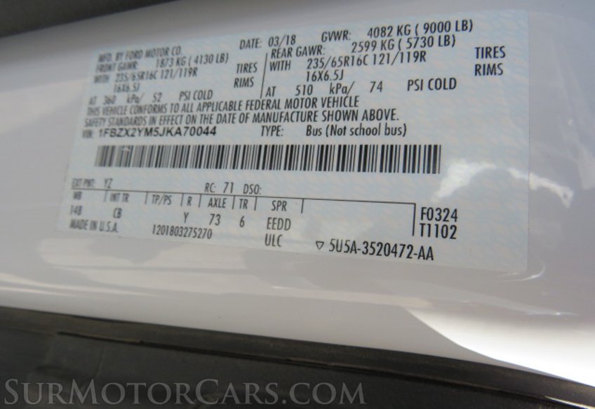 2018 Ford Transit Passenger Wagon - Image 52