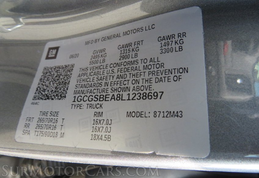 2020 Chevrolet Colorado - Image 51