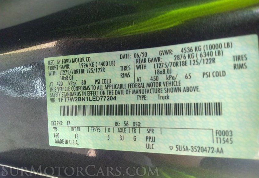 2020 Ford Super Duty F-250 SRW - Image 9