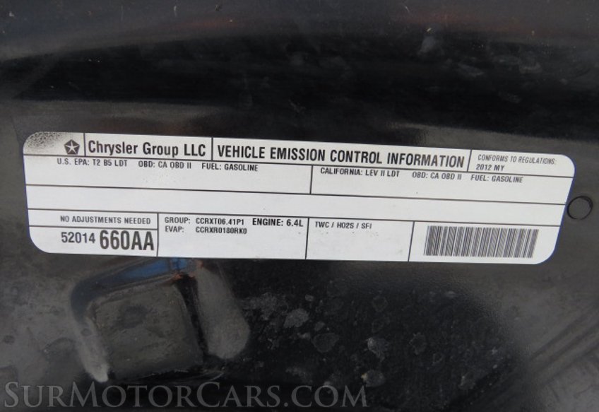 2012 Jeep Grand Cherokee SRT-8 - Image 56