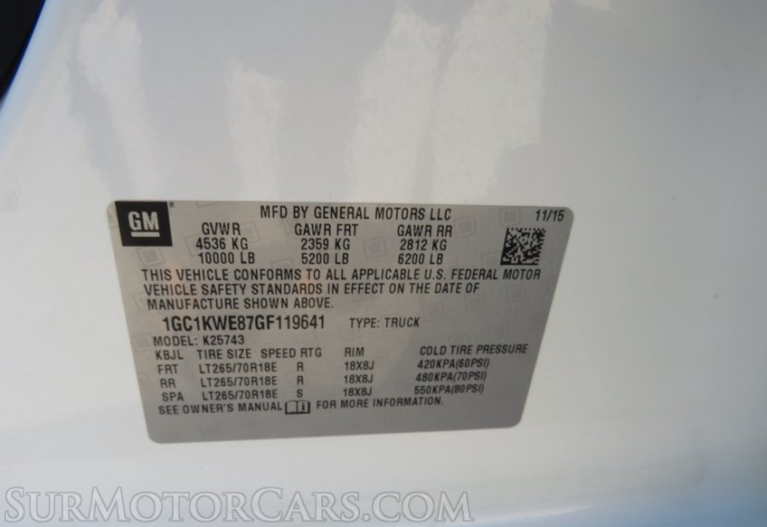 2016 Chevrolet Silverado 2500HD - Image 70