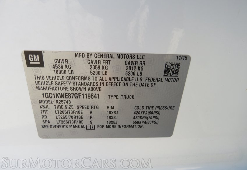 2016 Chevrolet Silverado 2500HD - Image 69