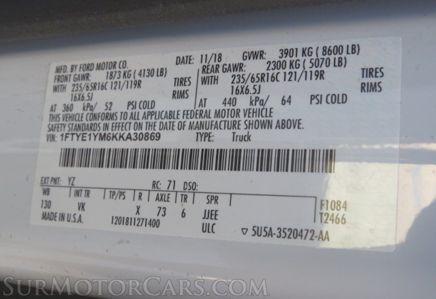 2019 Ford Transit Van - Image 45