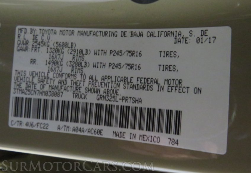 2017 Toyota Tacoma - Image 52