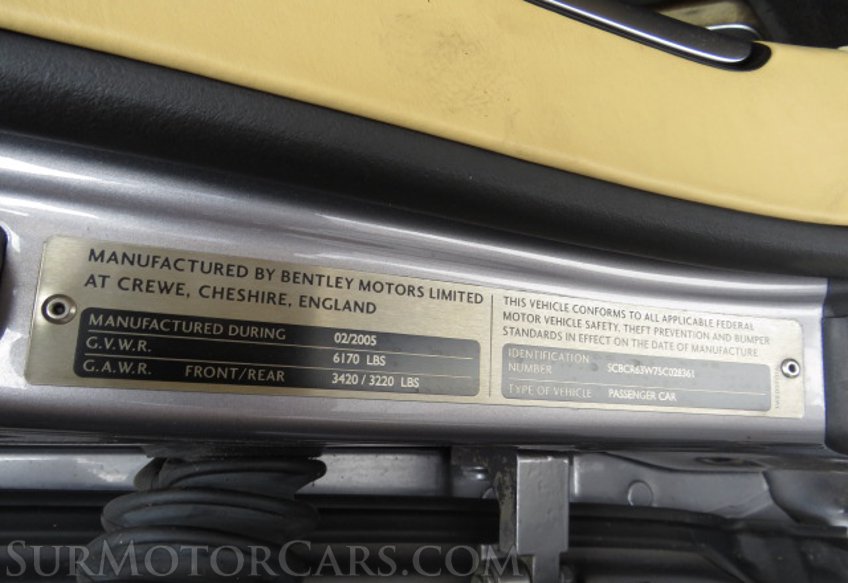 2005 Bentley Continental - Image 48