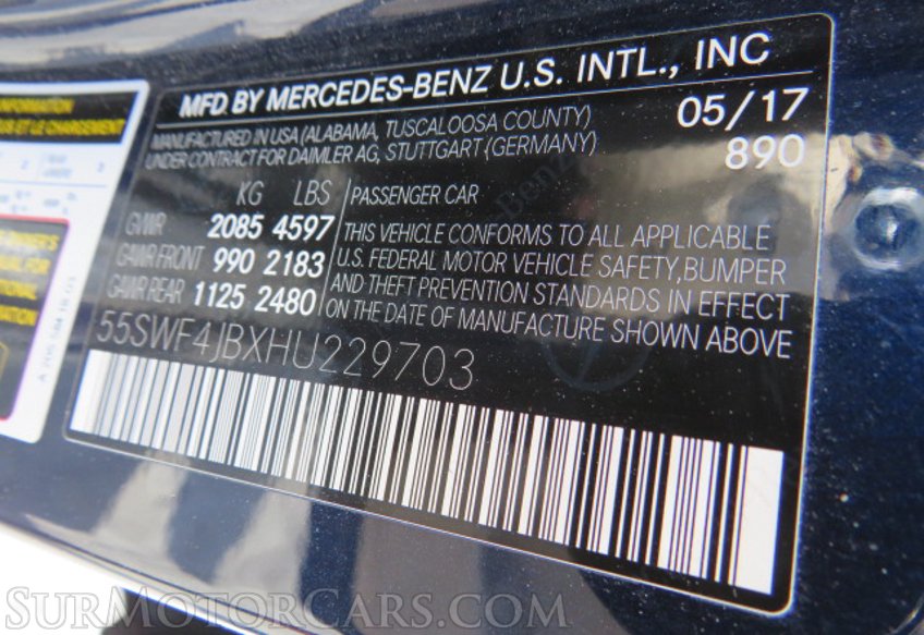 2017 Mercedes-Benz C-Class - Image 52