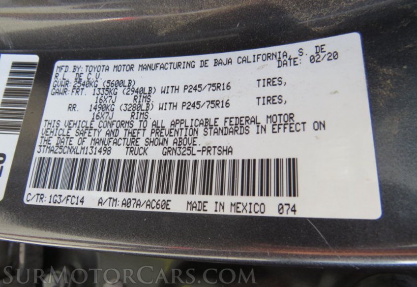 2020 Toyota Tacoma - Image 54