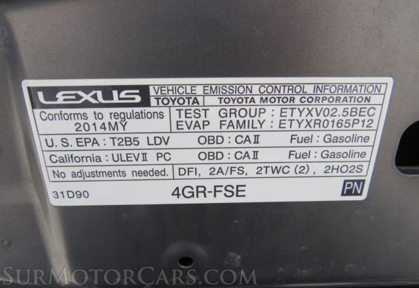 2014 Lexus IS 250 - Image 57