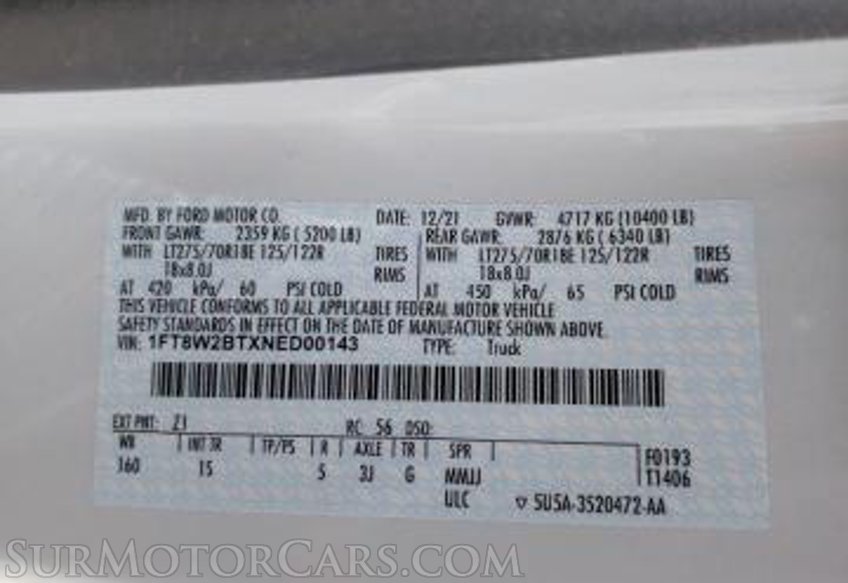 2022 Ford Super Duty F-250 SRW - Image 9