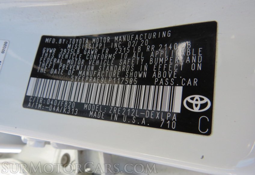 2020 Toyota Corolla - Image 43