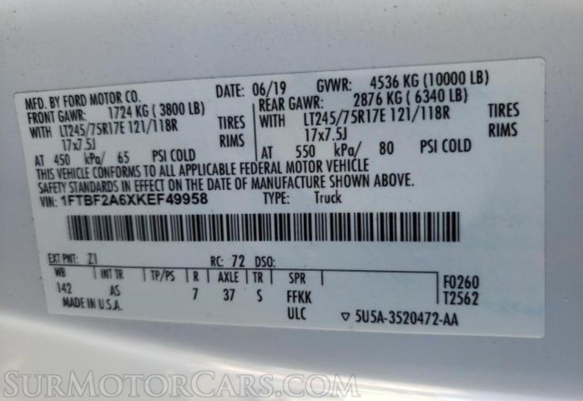 2019 Ford Super Duty F-250 SRW - Image 8