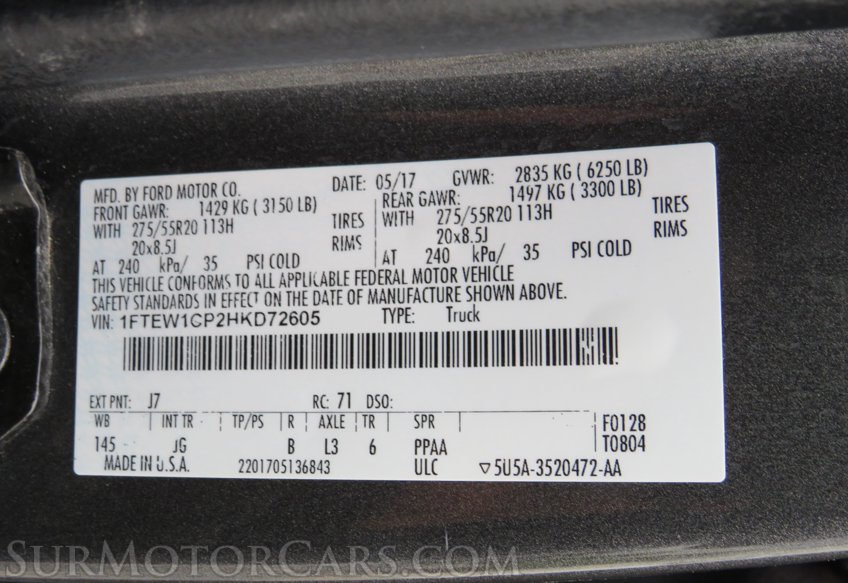 2017 Ford F-150 - Image 64