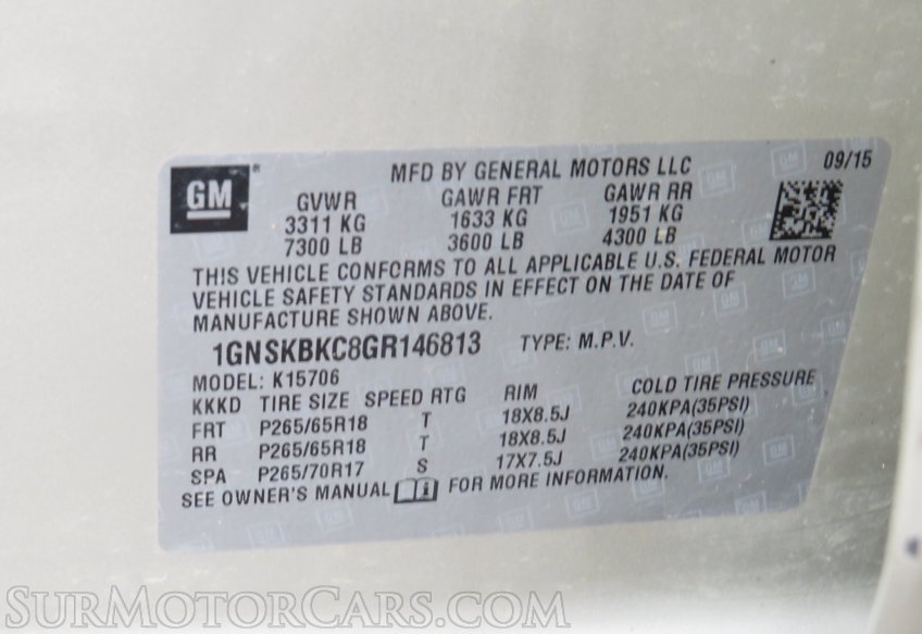 2016 Chevrolet Tahoe - Image 50