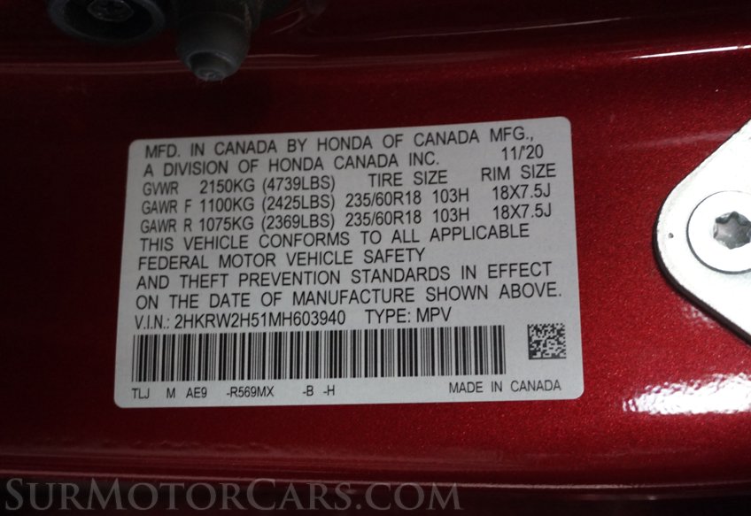 2021 Honda CR-V - Image 54