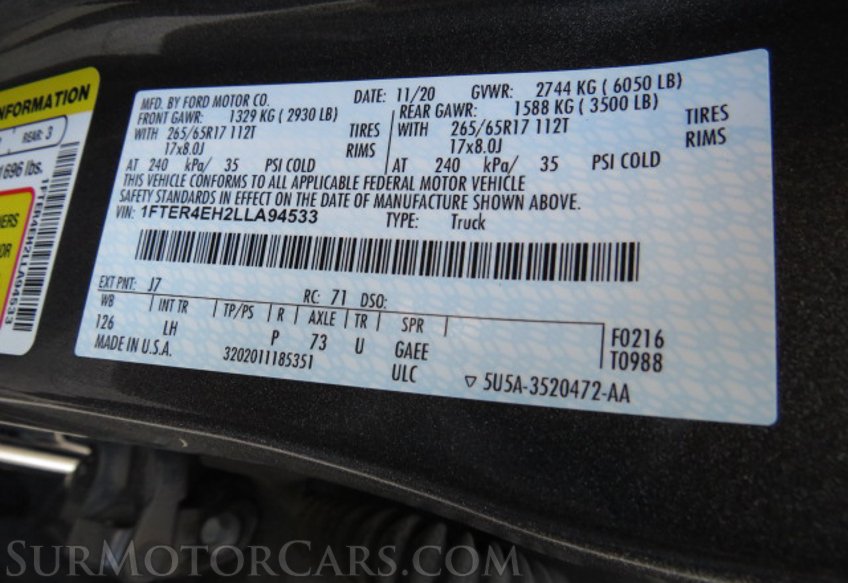 2020 Ford Ranger - Image 50