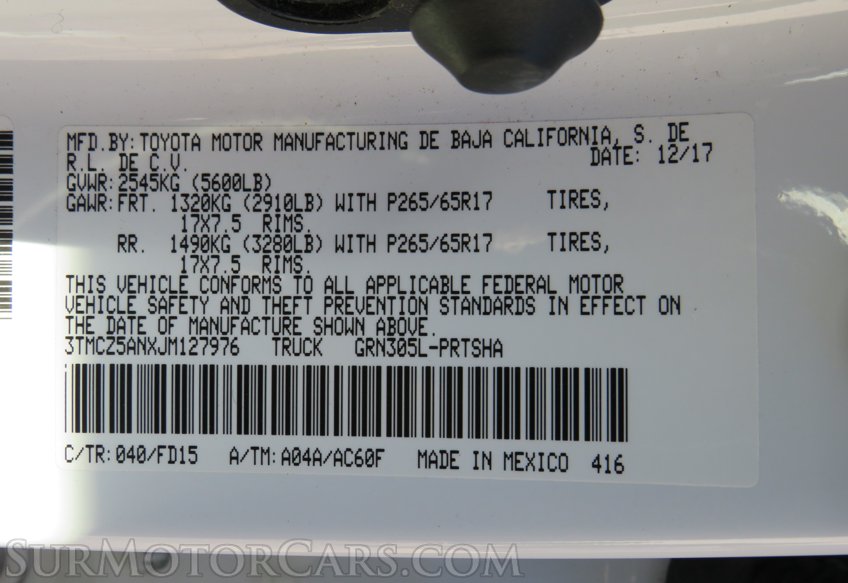 2018 Toyota Tacoma - Image 55