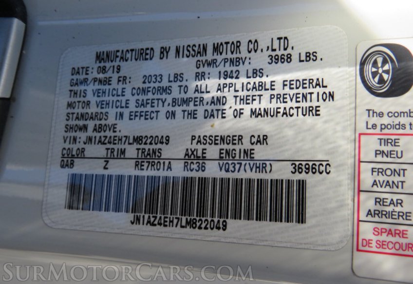 2020 Nissan 370Z Coupe - Image 46