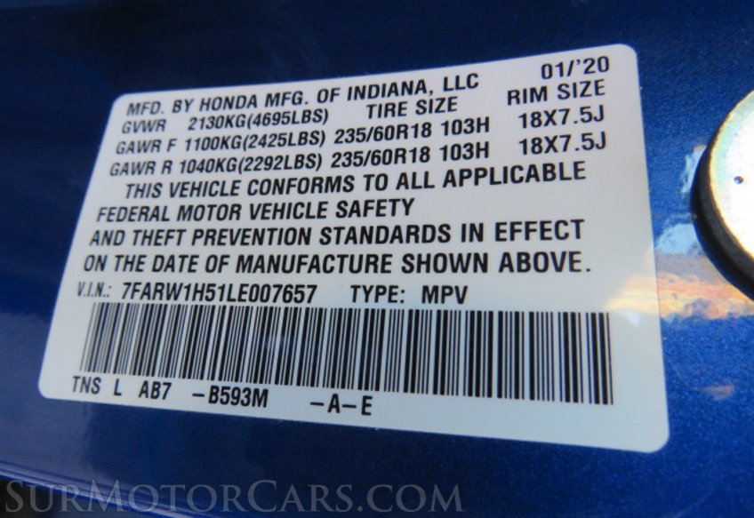 2020 Honda CR-V - Image 51