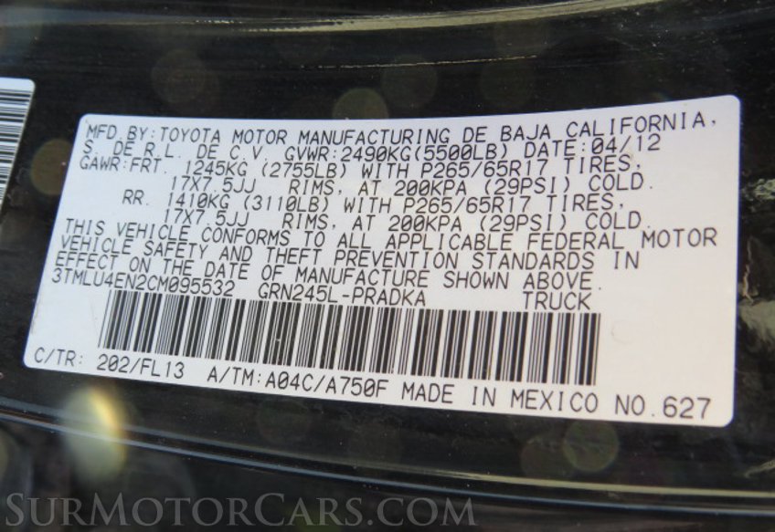 2012 Toyota Tacoma - Image 53