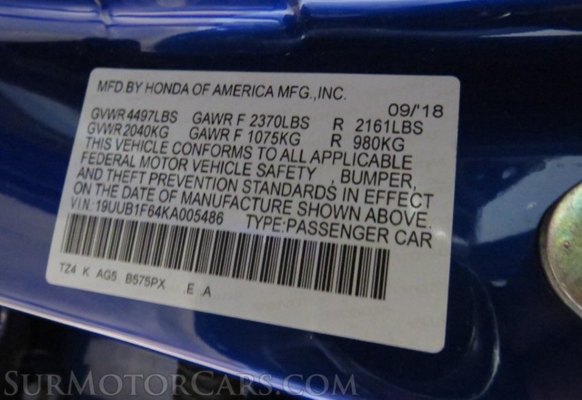 2019 Acura TLX - Image 52