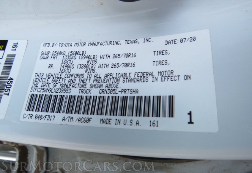 2020 Toyota Tacoma 4WD - Image 48