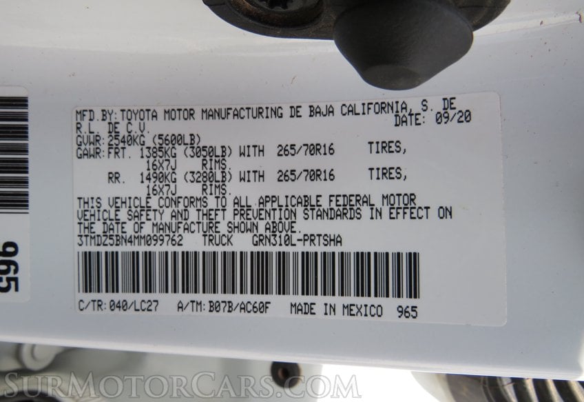 2021 Toyota Tacoma 4WD - Image 51