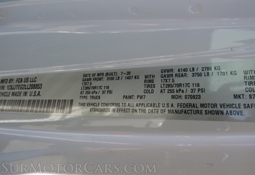 2020 Jeep Gladiator - Image 54