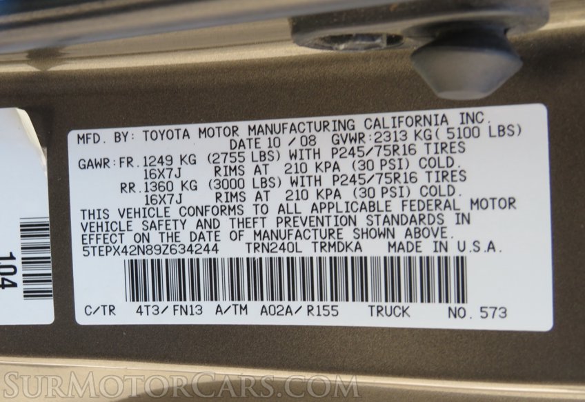 2009 Toyota Tacoma - Image 44