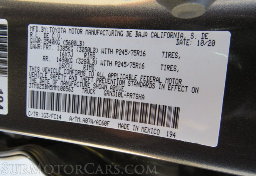 2021 Toyota Tacoma 4WD - Image 58