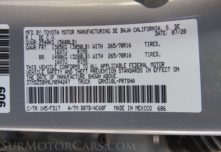2020 Toyota Tacoma 4WD - Image 63