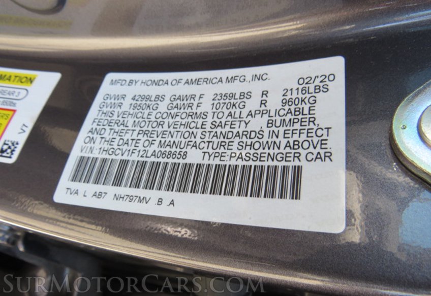 2020 Honda Accord Sedan - Image 45