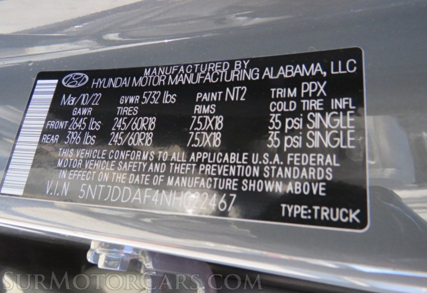 2022 Hyundai Santa Cruz - Image 51