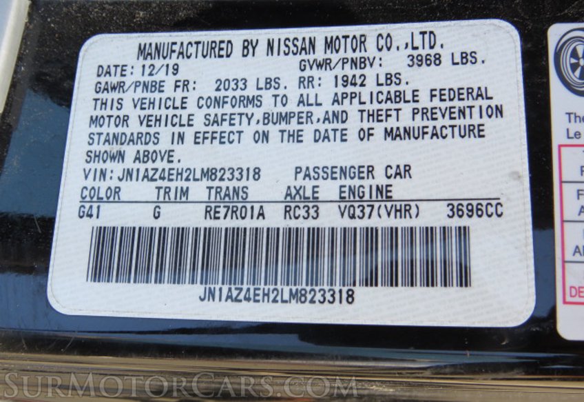 2020 Nissan 370Z Coupe - Image 37