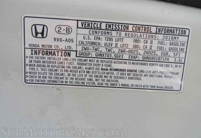 2016 Honda Odyssey - Image 54