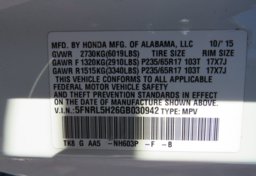2016 Honda Odyssey - Image 58