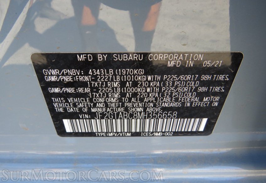 2021 Subaru Crosstrek - Image 44