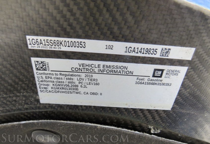 2019 Cadillac CTS-V Sedan - Image 53