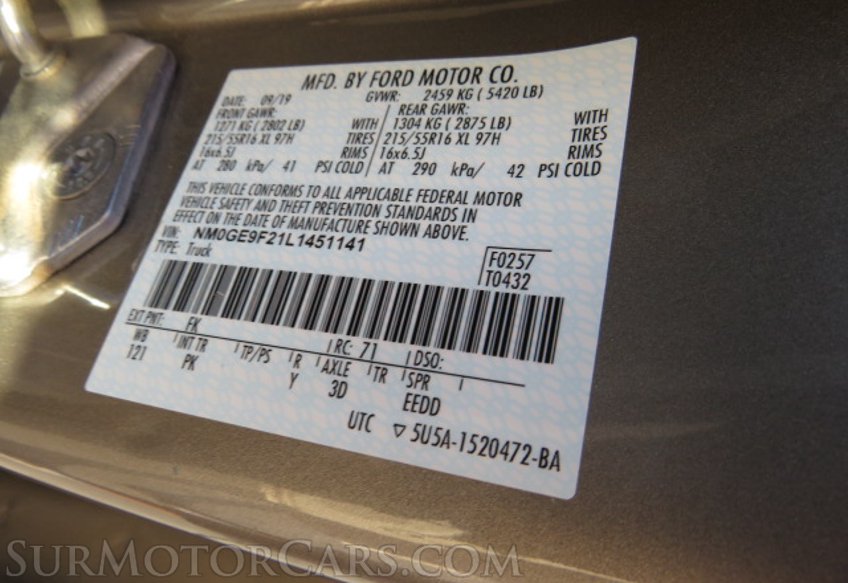 2020 Ford Transit Connect Wagon - Image 53