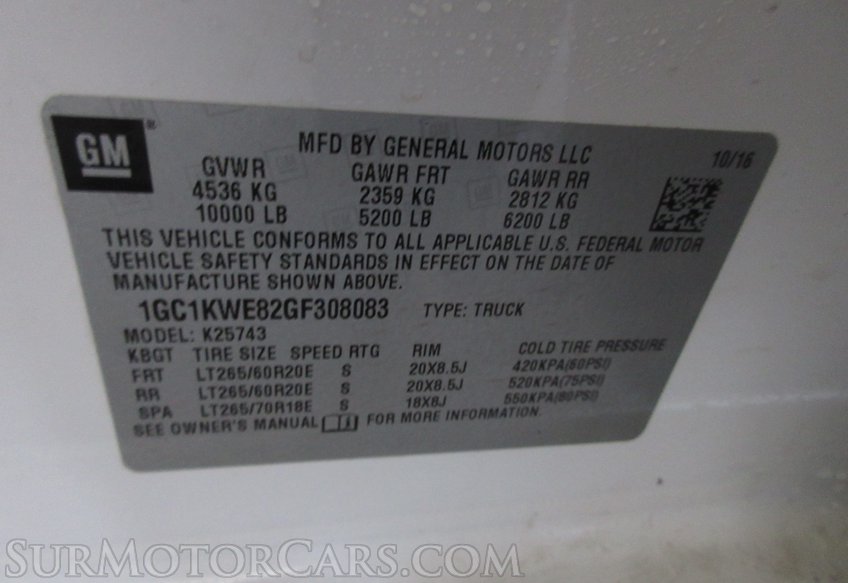 2016 Chevrolet Silverado 2500HD - Image 57