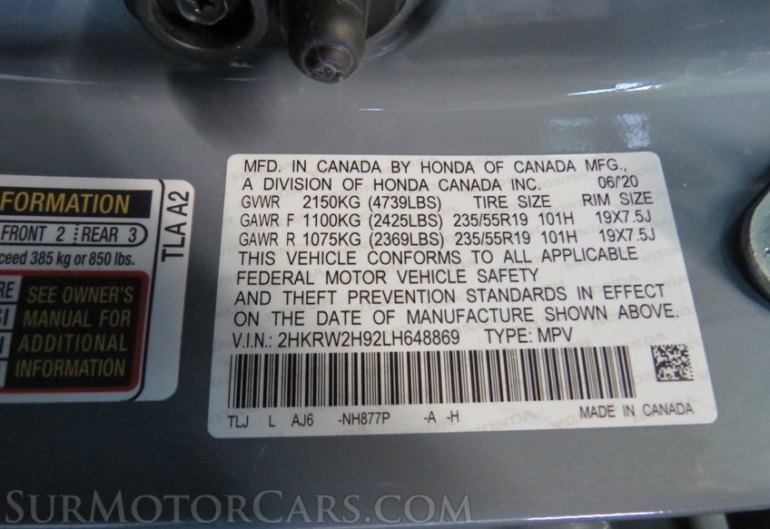 2020 Honda CR-V - Image 55